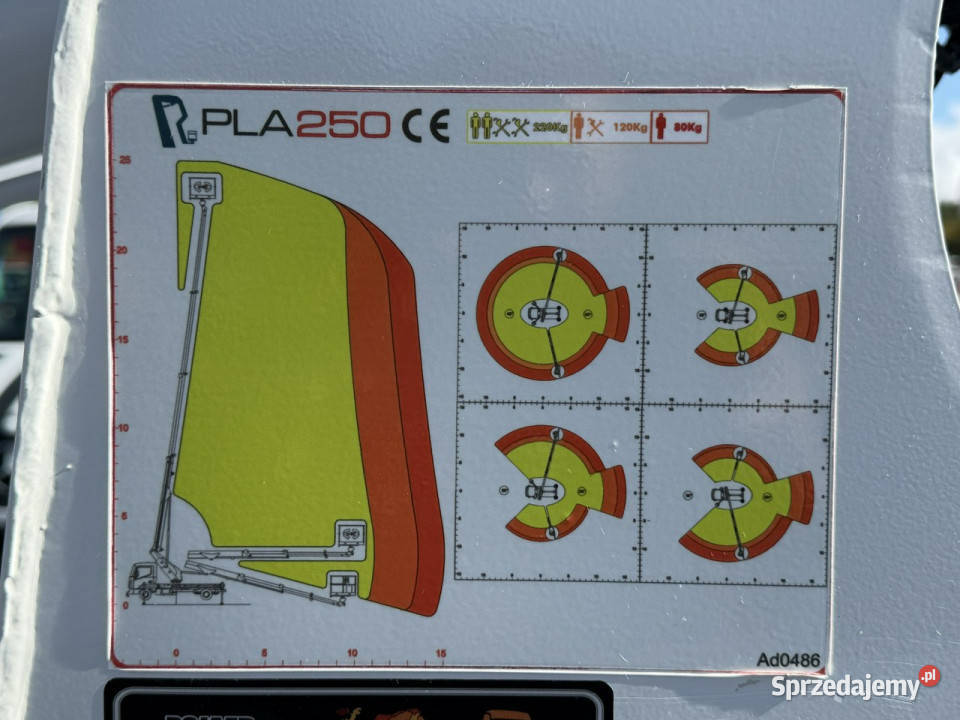 Renault Maxity Podnośnik Koszowy 25m CMC PLA 250 elektryczne szyby Widełki sprzedam