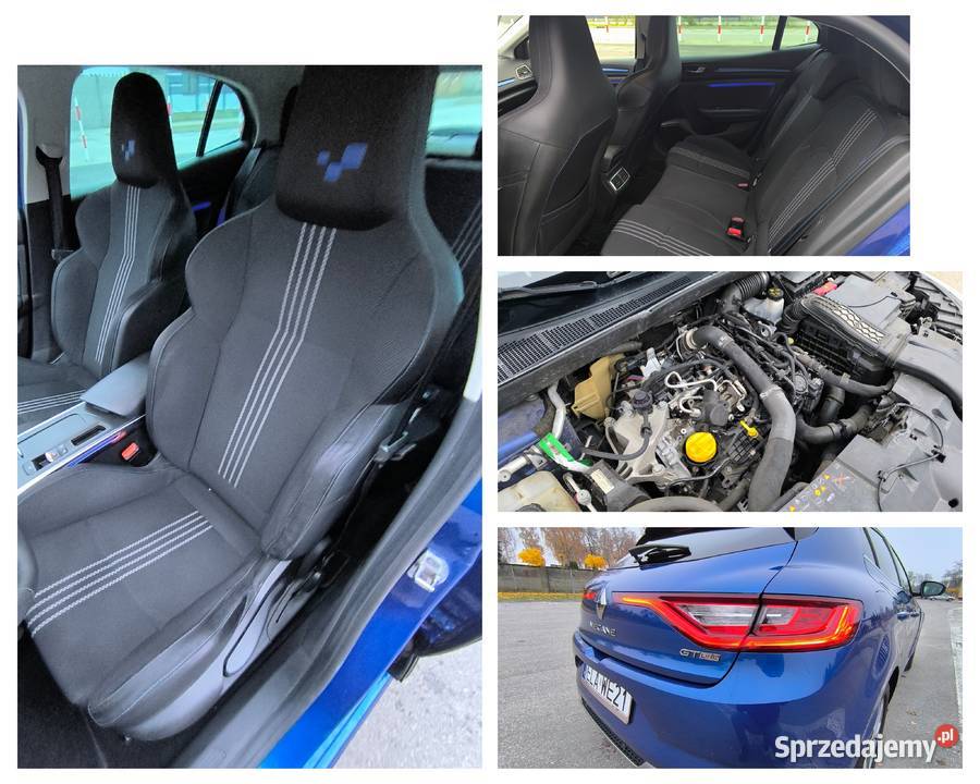 Megane 4 GTline 13 tce 2019 bogate wyposażenie autoalarm Łask