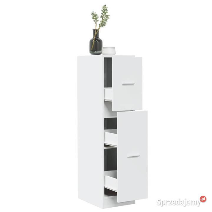 Szafka apteczna biała 30x41x118 materiał Warszawa