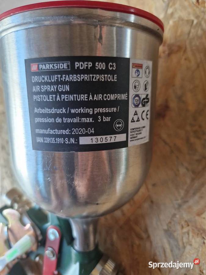 Pistolet natryskowy lakierniczy niskociśnieniowy Głogowa