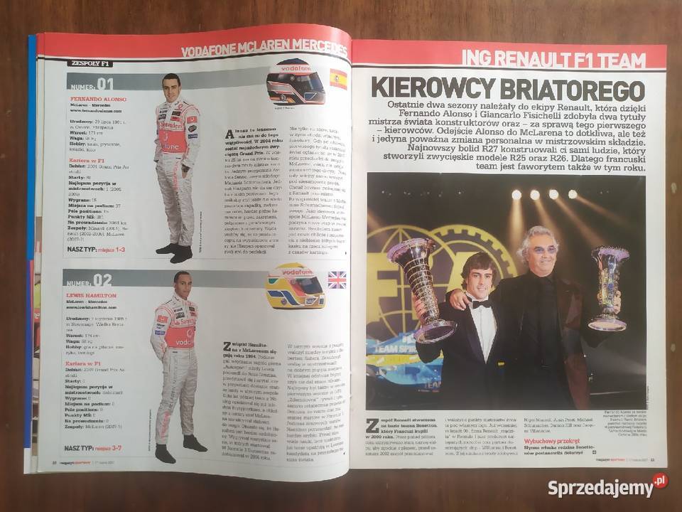 Skarb kibica formuła 1 sezon 2007 Łódź