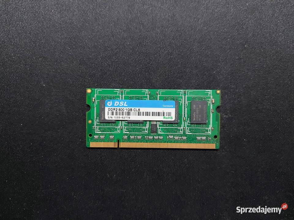 Pamięć RAM DSL DDR2 800 1GB CL6 Rybnik