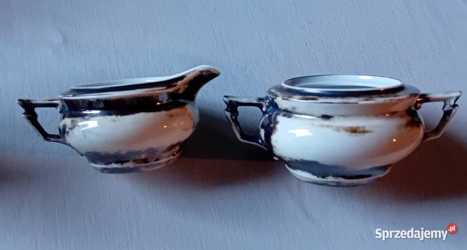 Cukiernica i mlecznik art deco KPM Krister Koźminek