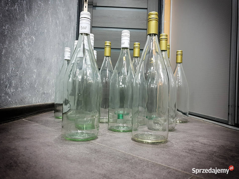 Butelka na wino 15 litr biała z nakrętka małopolskie Tarnowiec