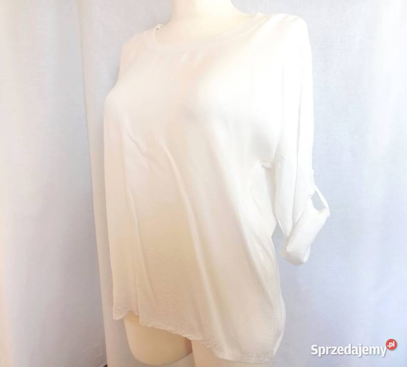Bluzka biała Bluza elegancka r 40 Rękaw 34 Białystok