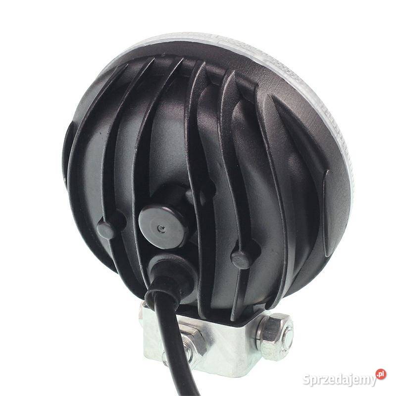 LAMPA ROBOCZA LEDOWA OKRĄGŁA 5 LED SOCZEWKA