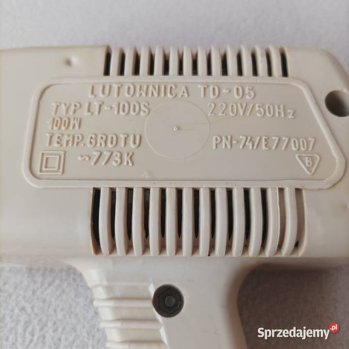 Polska lutownica transformatorowa TD 05 LT 100 Stronie Śląskie