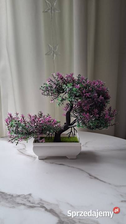 Sztuczne drzewko Bonsai z doniczką miniaturka Małkinia Górna