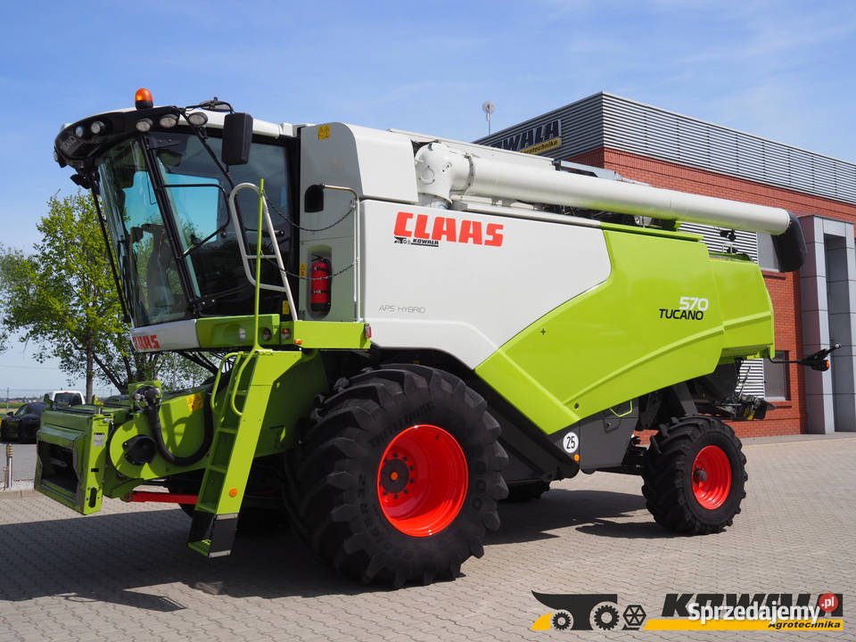 Claas Tucano 570 V770 Kombajn zbożowy rotorowy nieuszkodzony wielkopolskie Stęszew