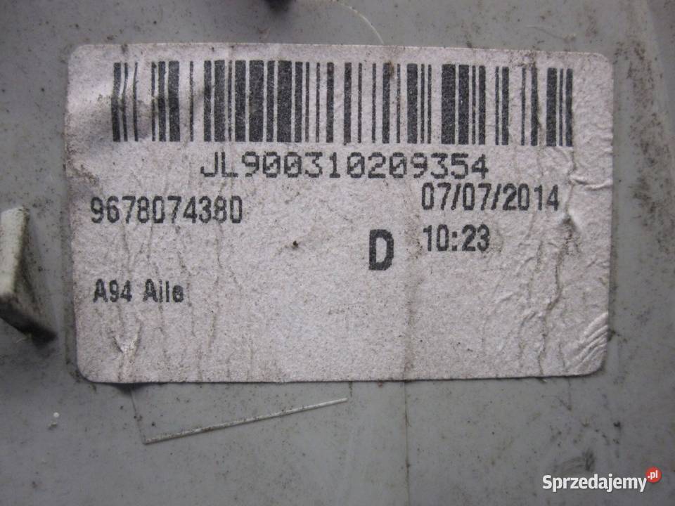 PEUGEOT 2008 I 13r lampa prawa tył 9678074380 sprzedam