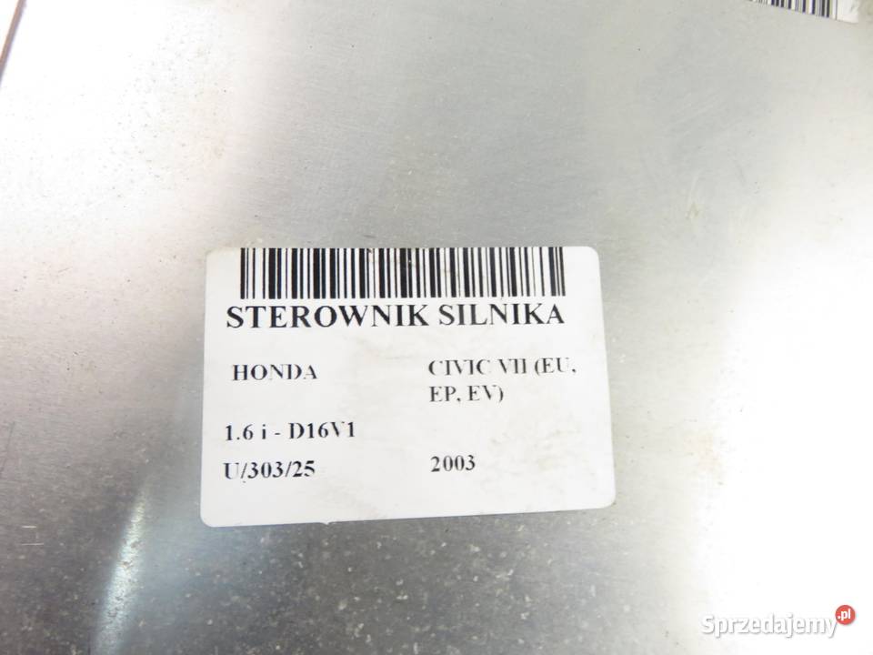 STEROWNIK HONDA CIVIC VII EU EP EV 16 i sprzedam