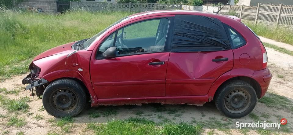 Citroen C3 14 benzyna z 2007 r Uszkodzony śląskie