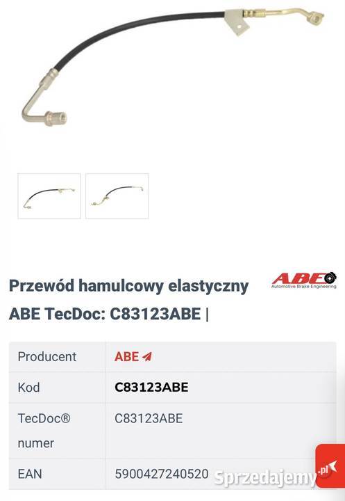 Przewód hamulcowy FORD Przewody hamulcowe Bytom