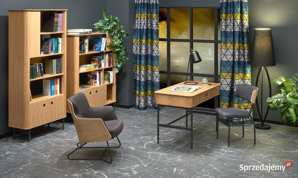 Konsola biurko Smart fornir dąb naturalny OUTLET 58.5cm Radomsko