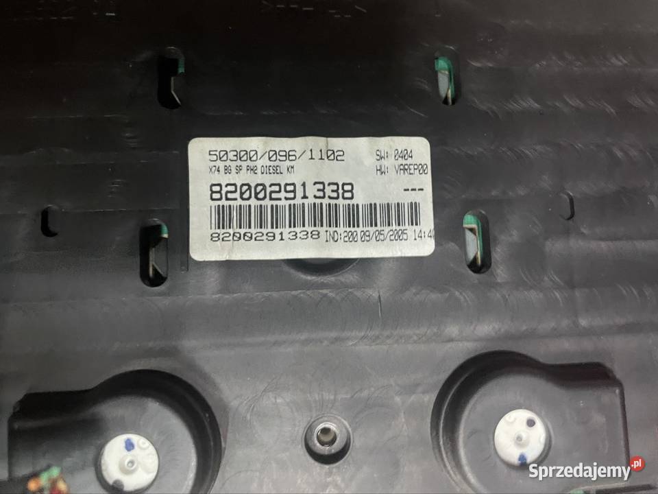 8200291338 licznik zegary renault laguna 2 II Szczecin