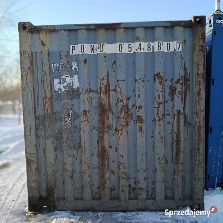 Kontener morski magazynowy używany 20DC Rzeszów sprzedam