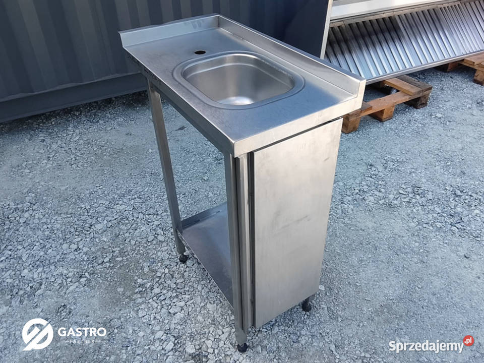 Zlew gastronomiczny z szafką 37x70x85 Gastronomia Ostrów Wielkopolski
