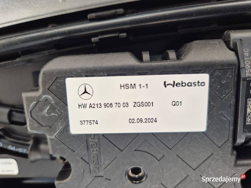 MERCEDES W247 DACH SZYBERDACH PANORAMA 2024 Części samochodowe