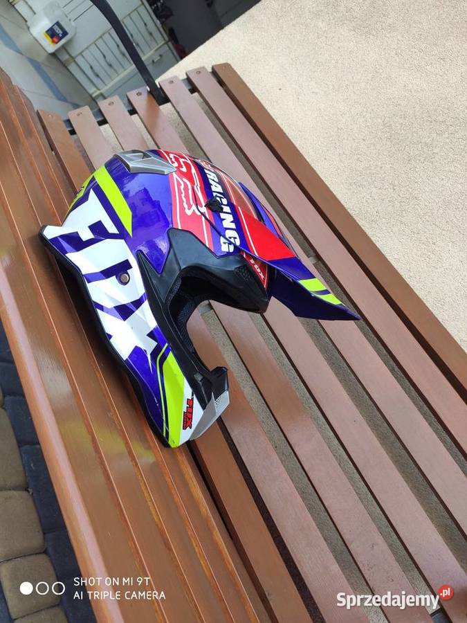 Kask motocyklowy rowerowy M Fox