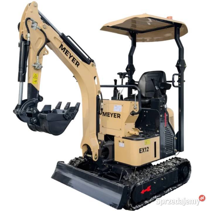 Minikoparka MEYER EX12 ROZSUWANE GĄSIENICE sprzedam