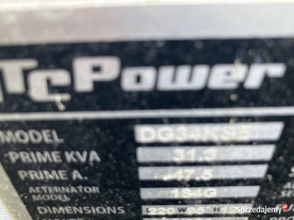Agregat prądotworczy ITC Power DG34KSE