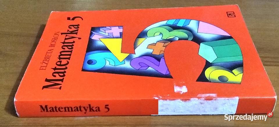 Matematyka 5 podręcznik klasy piątej szkoły matematyka Gdańsk