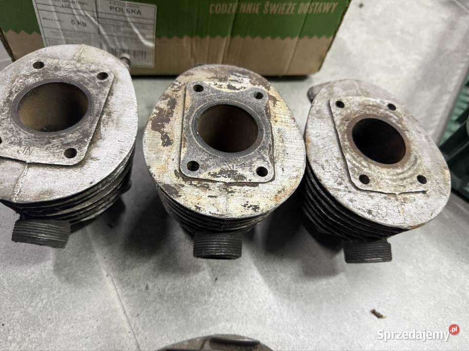 Cylinder głowica silnik komar s38 rys motorynka Cylindry, głowice, pierścienie świętokrzyskie Kielce