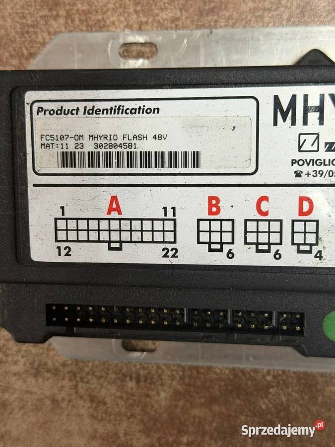 Sterownik CONTROLLER ZAPI MHYRIO FC5107om 48v Antonie