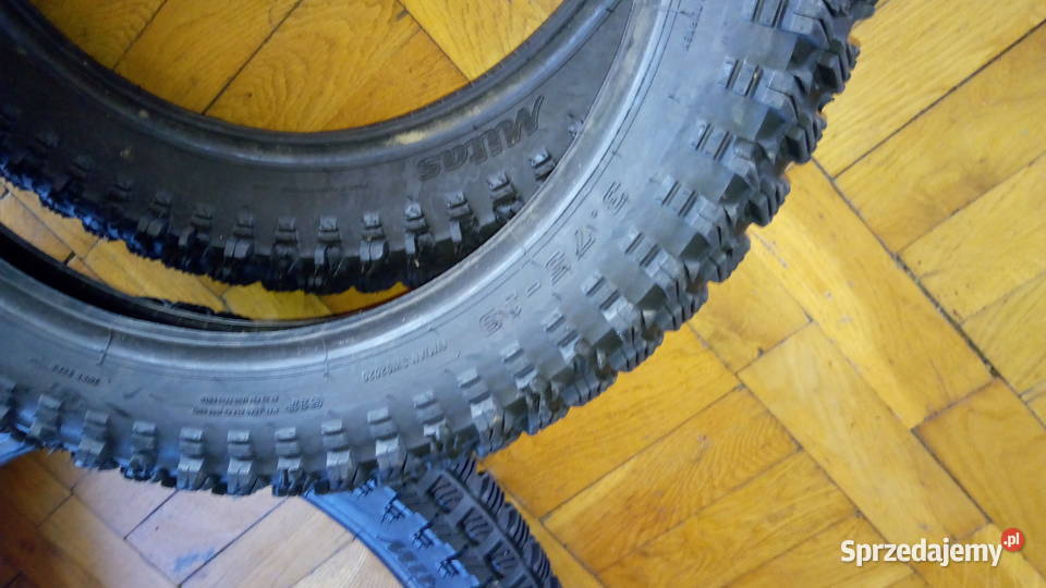 opona motocyklowa mitas anlas 375x19 Opony i felgi Pcim sprzedam