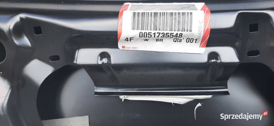 klapa bagażnika fiat stilo 3 drzwi51735548 Klapy bagażnika Części samochodowe