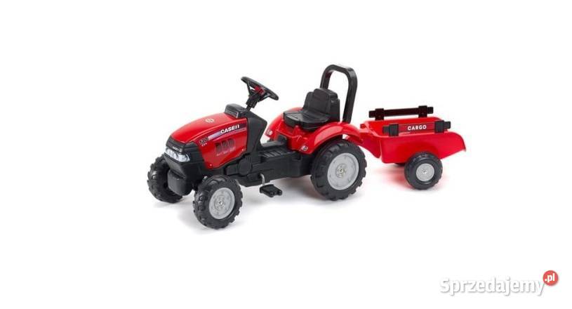 Ciągnik na pedały Case IH z przyczepą F961B Przasnysz