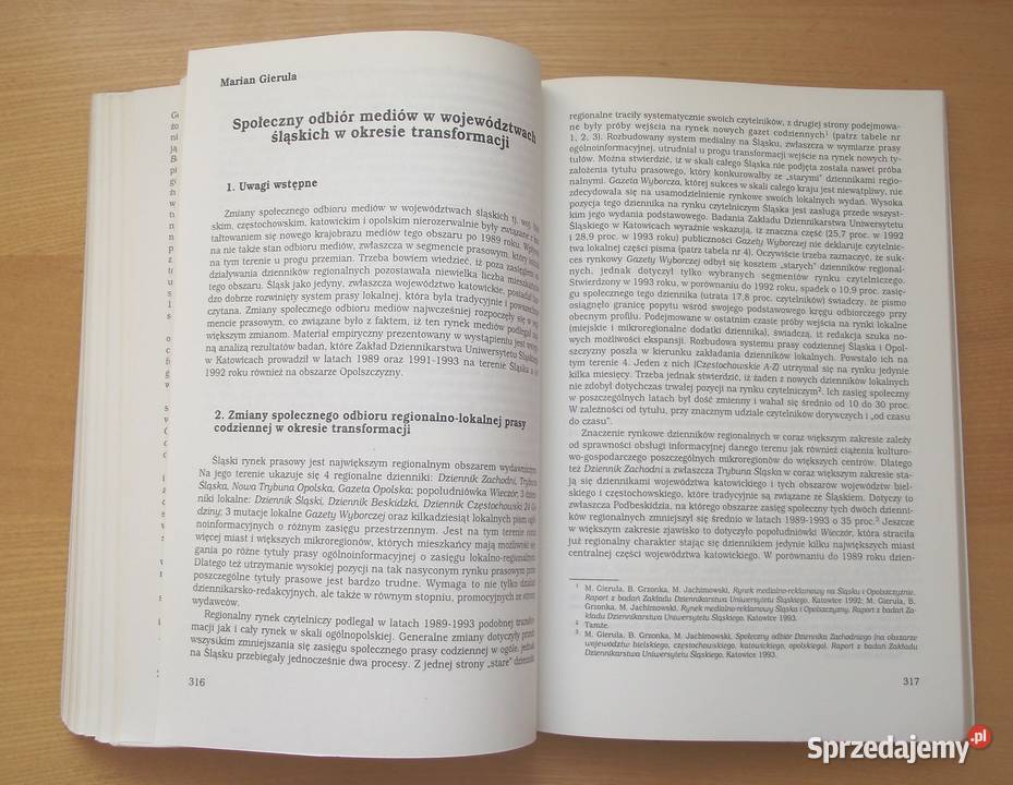 H Pięciolecie transformacji mediów 19891994 Warszawa