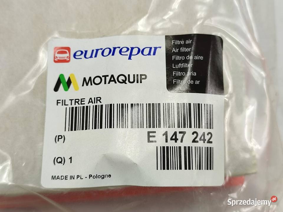 FILTR POWIETRZA BERLINGO B9 PARTNER 5 G 16 HDi