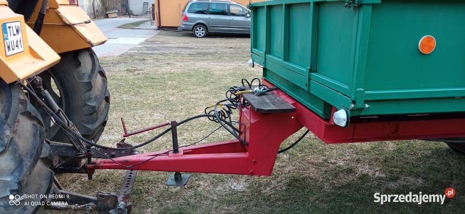 Przyczepa jednoosiowa SAM wymiary D47 nieuszkodzony