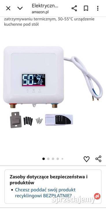 Podgrzewacz przepływowy wody 3 Warszawa