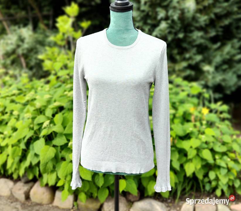 Szary sweter Mango L 40 wiskoza bluzka top Szczecin