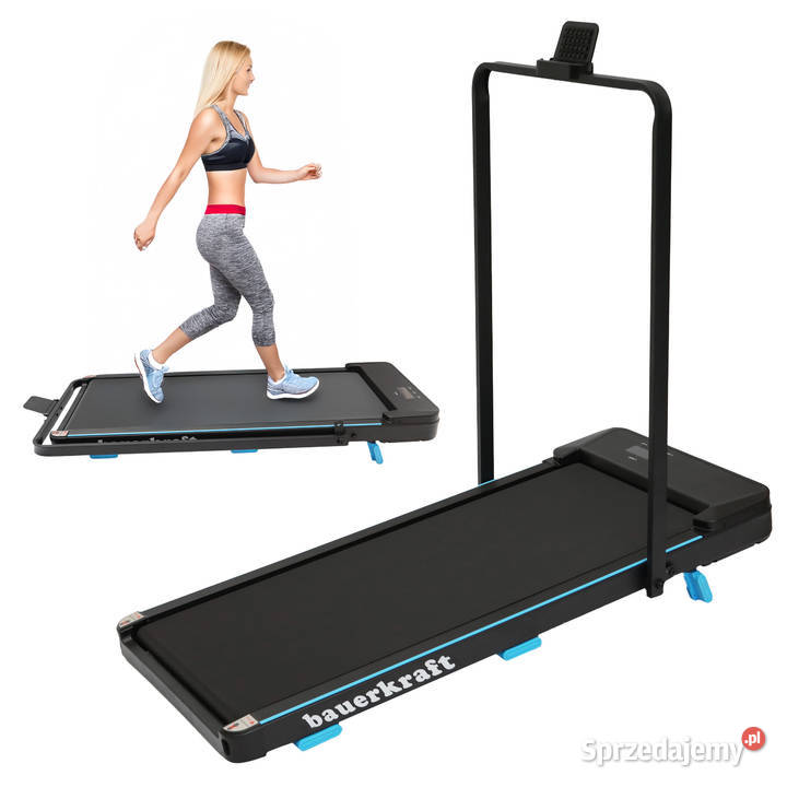 Bieżnia elektryczna domowa Bauerkraft składana Sport i Wypoczynek
