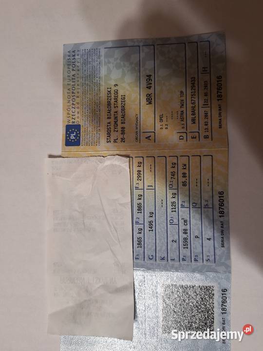 Opel Astra H 16 okazja Grotki