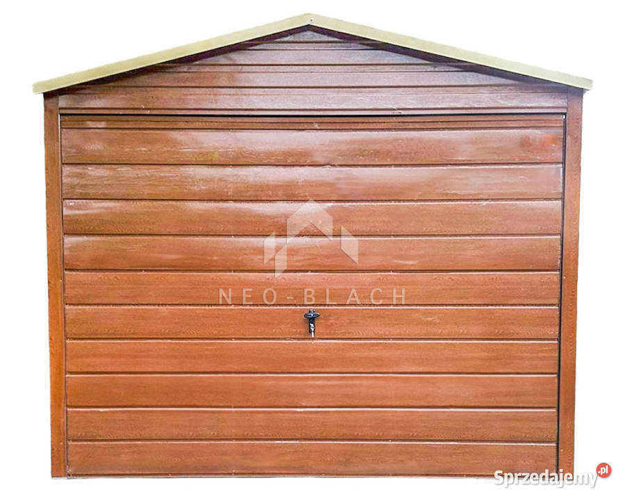 Garaż Blaszany Schowek 3x4m Brama Uchylna Drzwi Nowy Dwór Mazowiecki