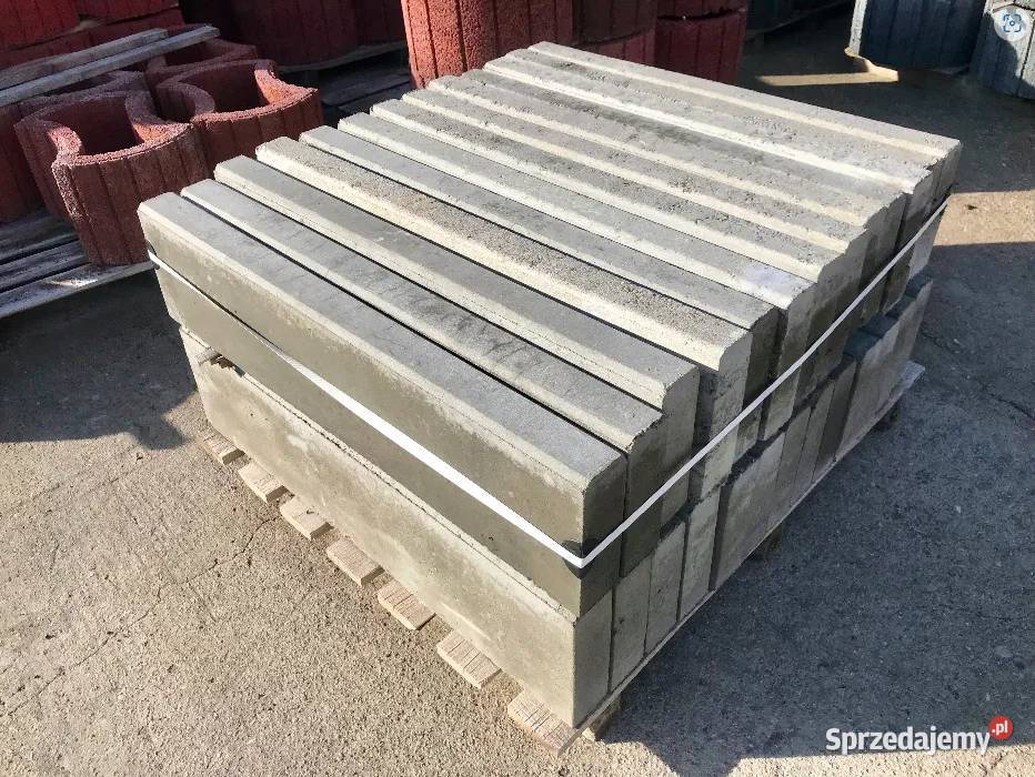 PROMOCJA Obrzeża betonowe 8x25x100 szare 2 Gat świętokrzyskie
