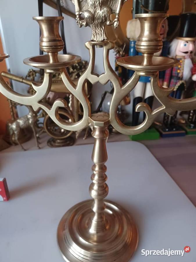 Piękny świecznik Księstwo Warszawskie