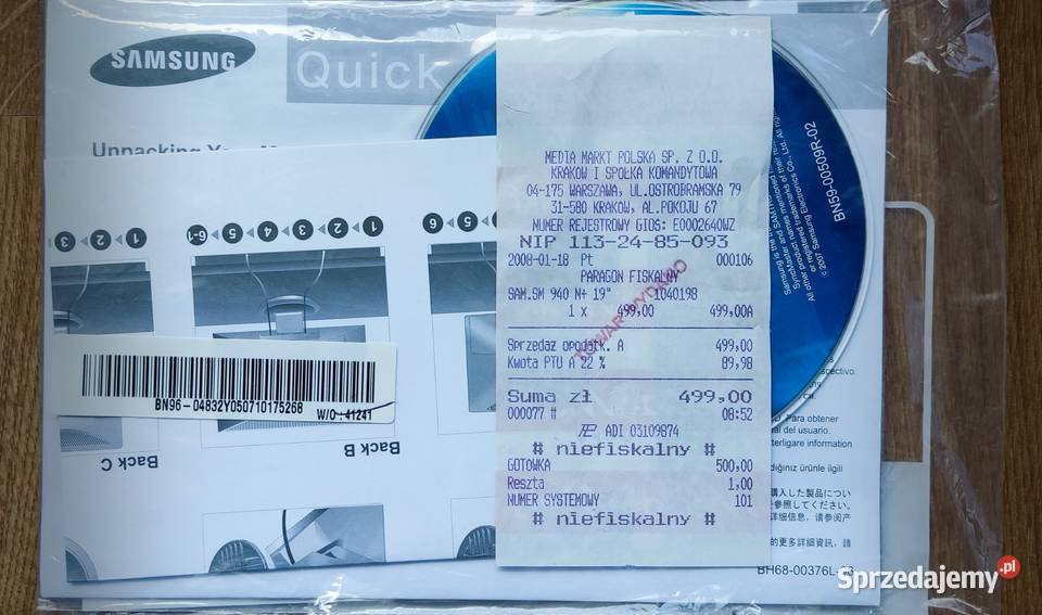 Tani komputer z monitorem studenta ucznia do Pozostałe Bochnia