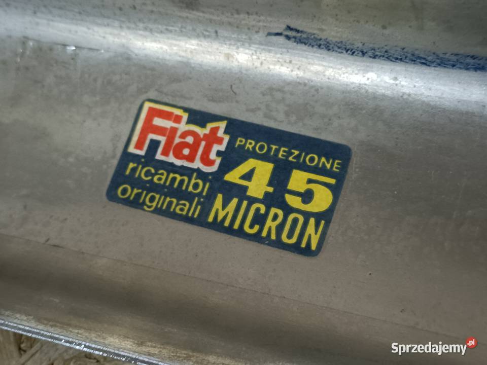 FIAT 850 N SUPER SPECIAL ZDERZAK TYŁ CHROM