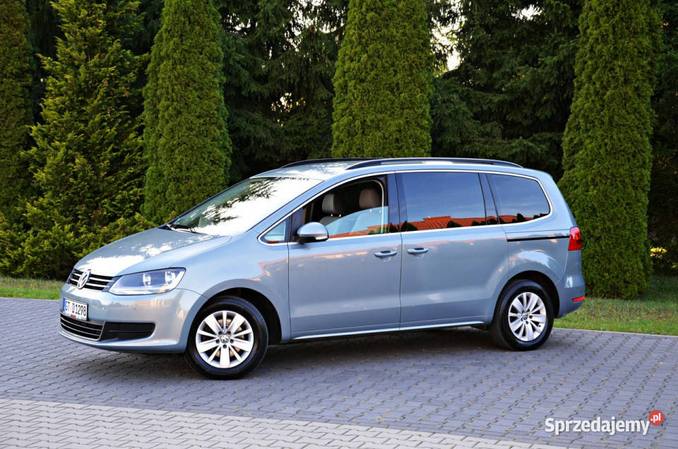 Volkswagen Sharan 20 TDI 140 DSG Super Stan Auto isofix Ostrów Mazowiecka sprzedam