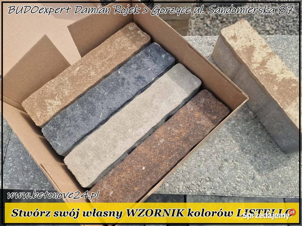 Kostka brukowa Forbet LISTELLO mix Silver Piryt Gorzyce