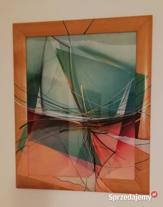 Obraz abstrakcja Warszawa