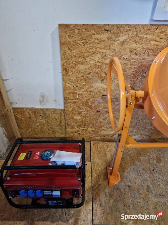 Zestaw Betoniarka Agregat prądotwórczy 180L wielkopolskie Głogowa