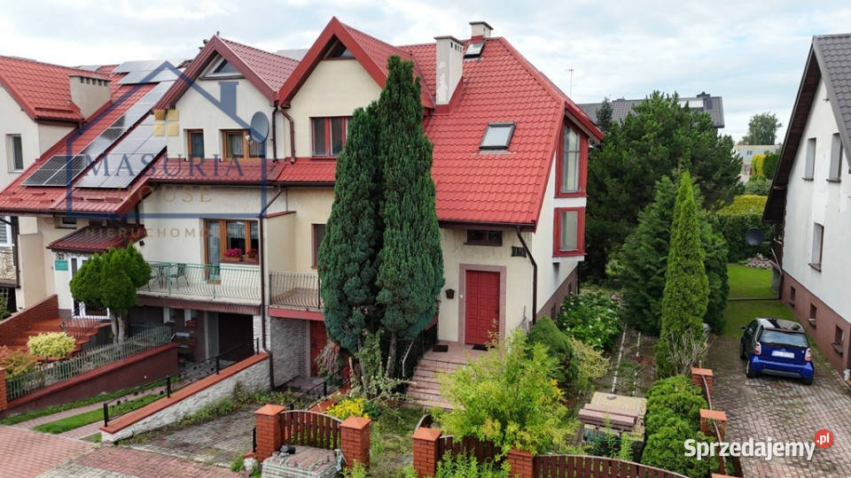 Segment skrajny z garażem i ogrodem Lubawa szeregowa