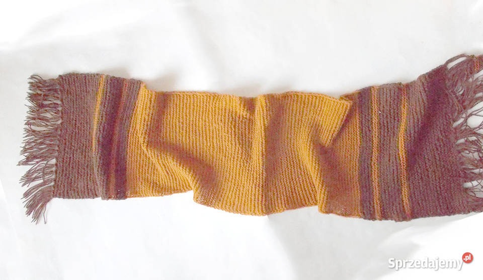 musztardowy szalik miodowy szalik brązowy szalik opolskie Opole