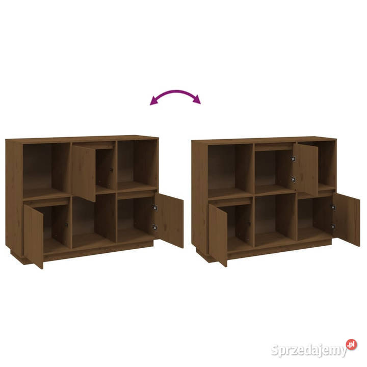 Szafka miodowy brąz 1105x35x80 lite drewno Warszawa